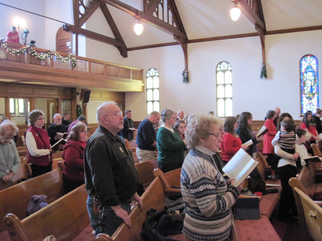 In the Sanctuary on Sunday morning